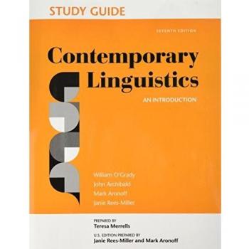 Study Guide for Contemporary Linguistics