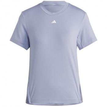 Camiseta de Manga Corta Adidas D2T para Mujer en Color Morado