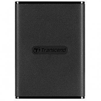 Transcend 240 GB, ESD230C Portable SSD, USB Type-C, USB 3.1 Gen 2, Up to 520 MB/s Read, Black