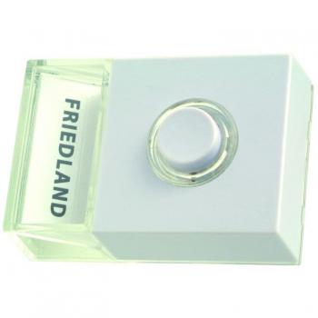 Friedland Pushlite D723W White Doorbell Button