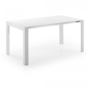 Kave Home Mesa extensible Nagar, blanco 160-240 cm