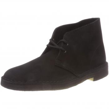 Clarks Originals Men's Black Suede Desert Boots