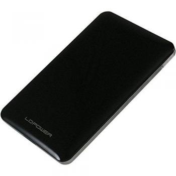 LC-Power LC-25U3-7B Carcasa para almacenaje de disco duro, USB 3.0, Negro