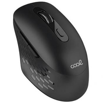 Ratón Inalámbrico Silencioso Cool 6D Negro 3200 DPI