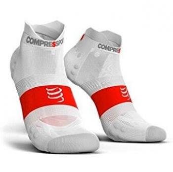 Compressport - Calcetines Running Bajos Ultralight V3 [compressport] - T1, Blanco