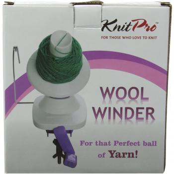 Knit Pro manivela de Punta de Bola, Blanco