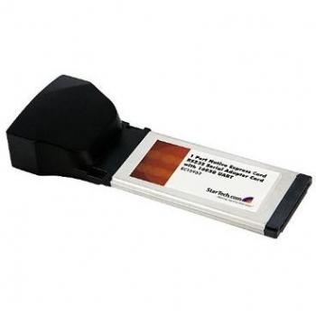 StarTech.com Tarjeta Adaptadora ExpressCard/34 de un Puerto Serie DB9 UART 16950 RS232 Express Card 34mm - Accesorio