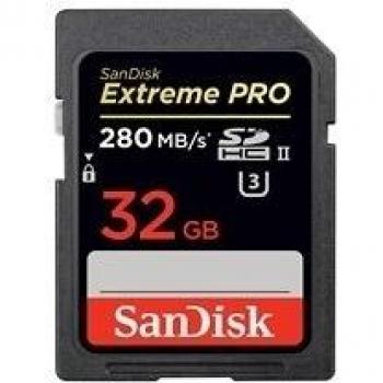 SANDISK Tarjeta de memoria Extreme PRO SDHC - 32 GB - Clase UHS-II