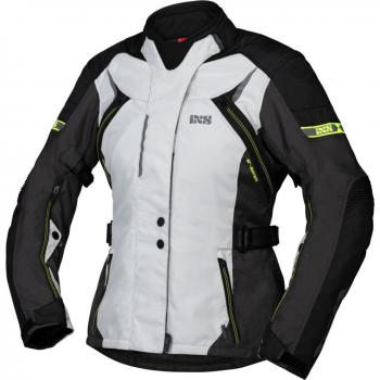 Chaqueta textil para motocicletas iXS Liz-ST Mujer Gris-Negro-Amarillo