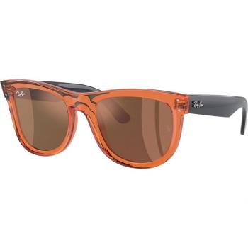 Ray-Ban RBR0502S Wayfarer Reverse 6712GM Unisex Sunglasses Orange Square Size 53