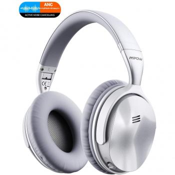 Mpow H5 Auriculares Bluetooth Inalámbricos, 30 Horas de Juego, Cascos Cancelacón Activa de Ruido