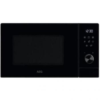 Horno Microondas Combinado AEG MFB295DB con Grill, 29 Litros, 900W, Color Negro