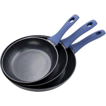Juego de 3 Sartenes Antiadherentes Ø20, Ø24 y Ø28 cm