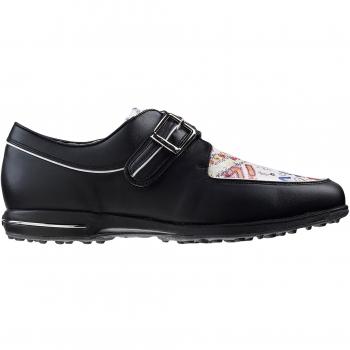 FootJoy Tailored Collection - Zapatos de golf para mujer, color negro / grafitti, talla 38