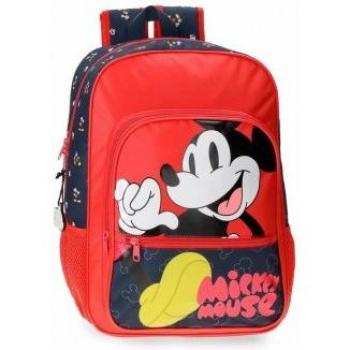Mochila Escolar Mickey Mouse Fashion 38cm Adaptable