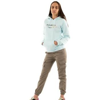 Project X Paris Women's Embroidered Hoodie - Ice Blue, Size M