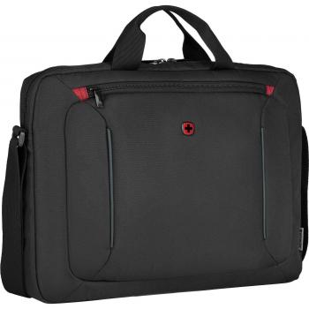 Wenger BQ 16 Slimcase Toploader Laptop Bag Black