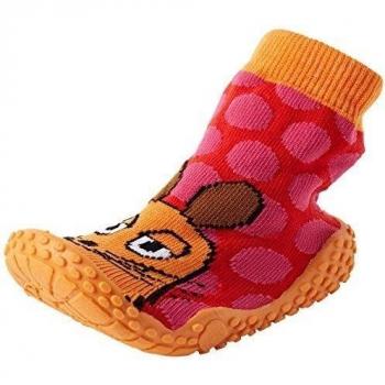 PlayshoesAqua-Socke Badeschuhe DIE MAUS Punkte - Zapatillas Impermeables Niñas
, color Rosa, talla 18/19 EU