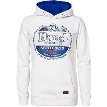 Petrol Industries KIDS B-1000-SWH300 - Sudadera con Capucha para niño Color Blanco. 8 años