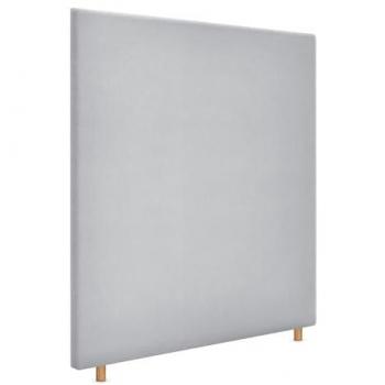 Cabecero Tapizado Aqualine Liso hasta el Suelo 105x120cm en Tela Gris Perla