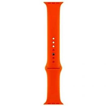 Correa Deportiva Original Apple para Apple Watch (41 mm, Fluoroelastómero, Naranja)