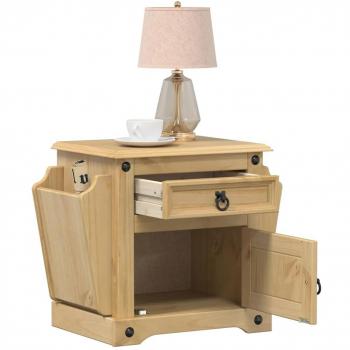vidaXL Bedside Cabinet Corona 45x35x47.5 cm Solid Wood Pine