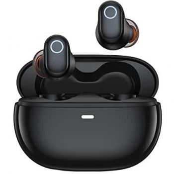 Baseus Bowie WM05 Auriculares TWS, Bluetooth 5.2, 4 micrófonos, cancelación activa de ruido 43dB, color negro