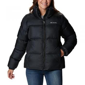 Columbia Puffect II Women's Full Zip Puffer Jacket - Black - Size L