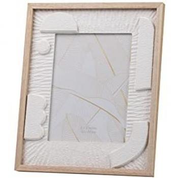 Portafotos de Madera con Relieve 15x20 cm - Diseño Elegante y Moderno para Exhibir tus Recuerdos