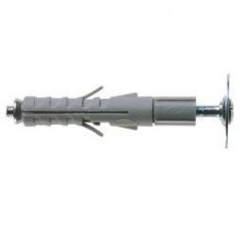 Tassello de Nylon Fischer SB 12/L4 con Distanciador y Tornillo TSC - 50 Piezas