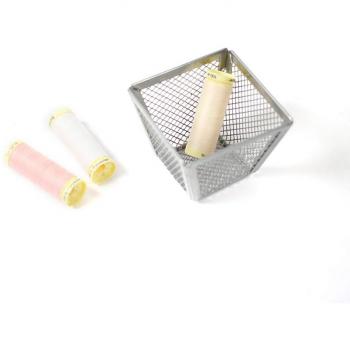 Deblanch Organizador, Metal, Gris, 7.7 X 7.7 X 6.2 Cm
