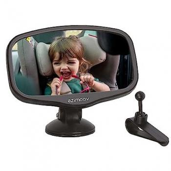 EZI Mini Baby Car Mirror - Dual Mounting, Quick Install, Recycled Plastic