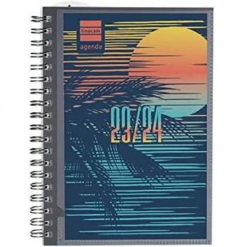 Finocam Mini Institut Agenda Escolar 1/8 Espiral Semana Vista Horizontal Personalizable 2023-2024