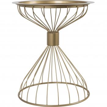 Zuiver Tabla 2300041 Bandeja Kelly metal del oro del café 50 x 57,5 x 50 cm