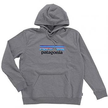 Patagonia P-6 Logo Uprisal Hoodie - Unisex Light Grey Size M