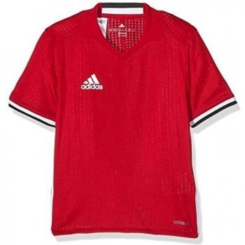 adidas Condivo 16 Jsy Y - Camiseta para niño, color rojo / blanco / negro, talla 128