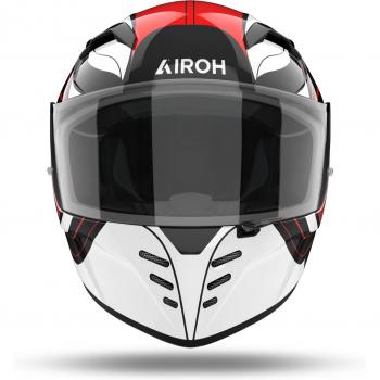 Casco Moto Integral Airoh Connor Dunk Negro Blanco Rojo Talla M