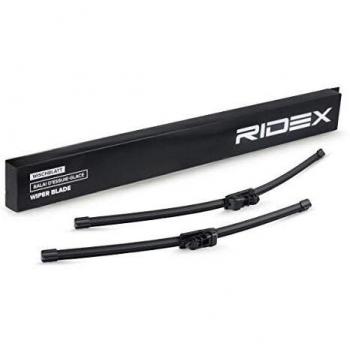 Escobilla Limpiaparabrisas RIDEX 298W0204 Juego de 2 con spoiler Delante, Tipo plano, Longitud 600mm y 500mm para VW, AUDI, BMW
