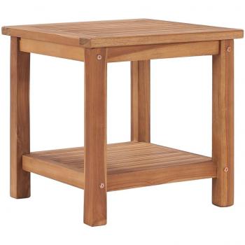 Mesa de centro de madera maciza de teca 45x45x45 cm