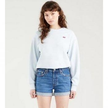 Short Enrollados 501 Azul Levi's para Mujer