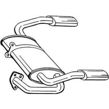 Silenciador trasero BOSAL 115-335