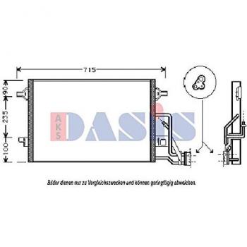AKS Dasis 042000N Condensador, aire acondicionado