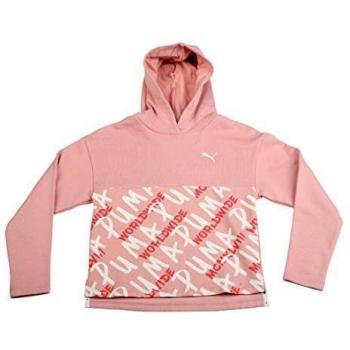 PUMA Alpha Hoody FL G Sudadera, Niñas, Bridal Rose, 116