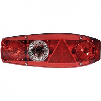 Luz trasera HELLA 2VA 341 419-021 con características de alta visibilidad, diseño aerodinámico, tecnología LED, resistencia al agua y durabilidad para vehículos