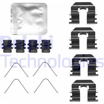 Kit de accesorios DELPHI LX0727, pastillas de frenos