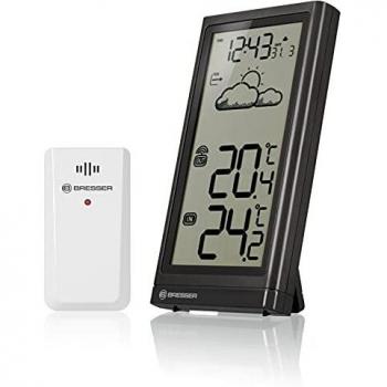Bresser Estación Meteorológica Meteo Temp, Negro