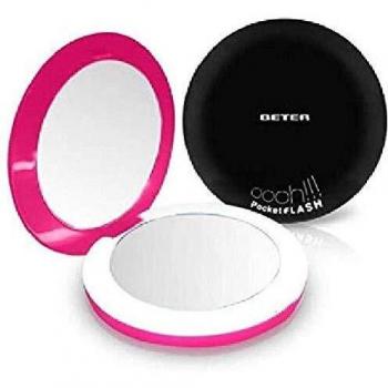 BETER - Espejo De Bolsillo Doble Luz Led X10