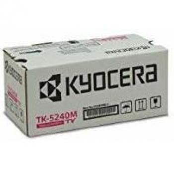 Kyocera TK-5240M Cartucho de tóner Magenta 1T02R7BNL0 para Ecosys M5526cdn, M5526cdw, P5026cdn, P5026cdw