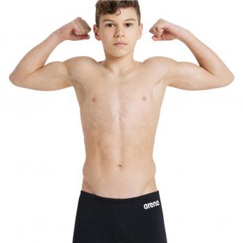 Bañador de natación arena team swim infantil negro/blanco
