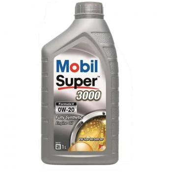 Aceite de motor MOBIL 3000 0W20 1L, Aceite sintético, viscosidad 0W-20, capacidad de 1 litro, formulación diseñada para motores de gasolina y diésel, protección contra